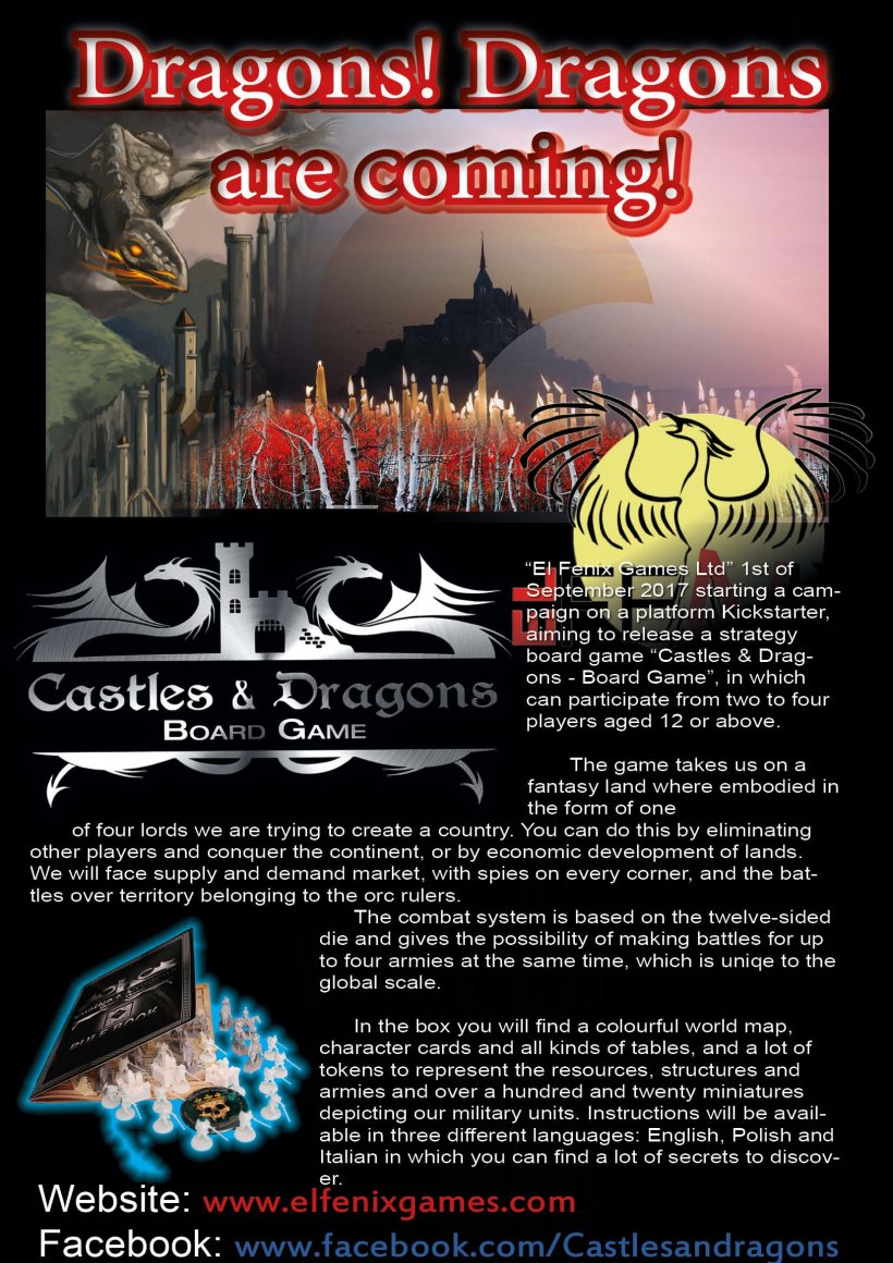 Castles & Dragons: banner stampa