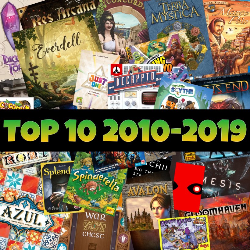 Top-10: i migliori giochi da tavolo - decade 2010-2019 | La Tana dei Goblin