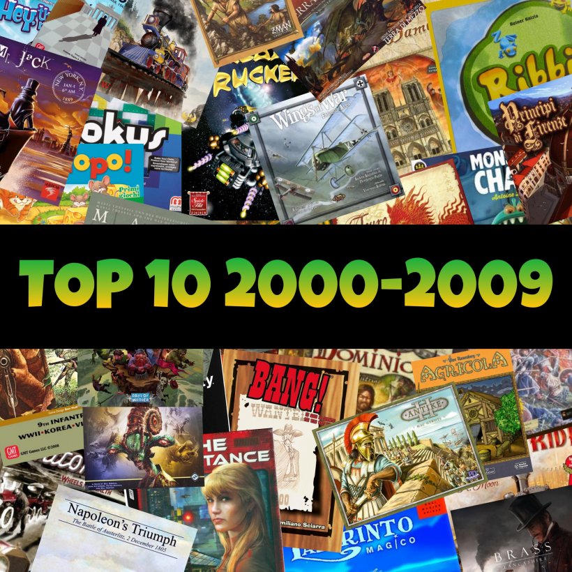 Top-10: i migliori giochi da tavolo - decade 2000-2009 | La Tana dei Goblin