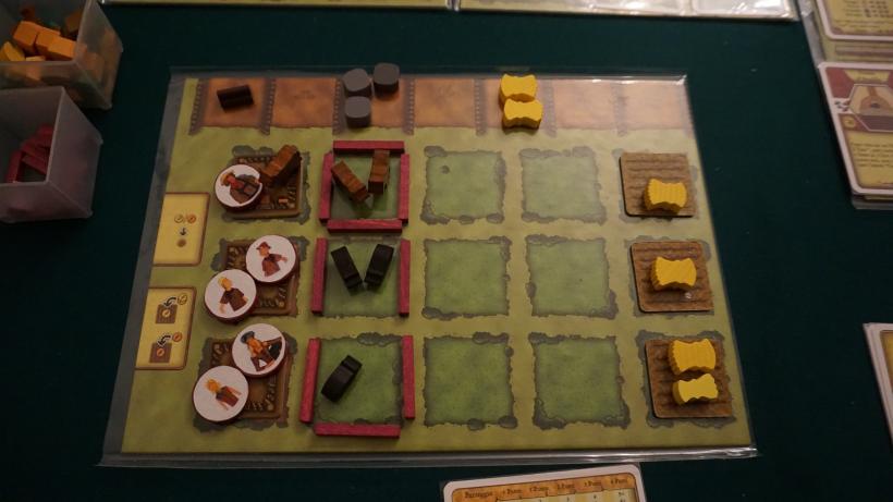 Plancia finale di un giocatore di Agricola