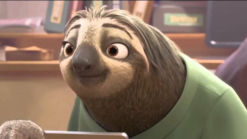 Flash, il lentissimo bradipo di Zootropolis