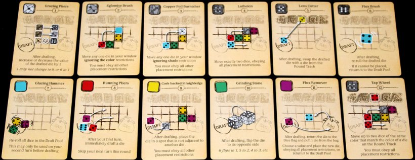 Sagrada: carte Tool