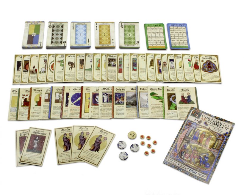 Tournament at Camelot: materiali di gioco