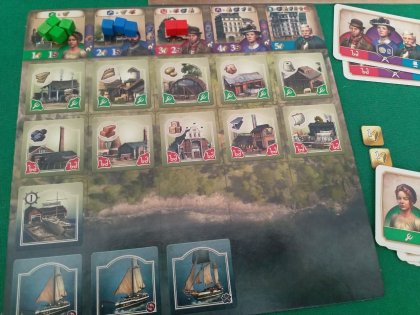 Anno 1800: plancia giocatore, inizio partita