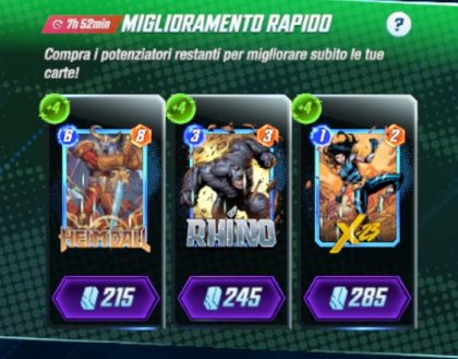 Miglioramento rapido