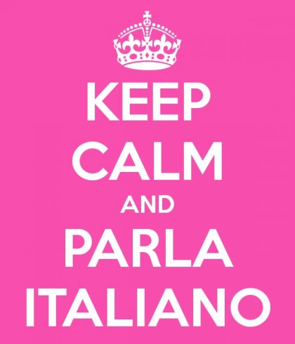 keep calm & parla italiano