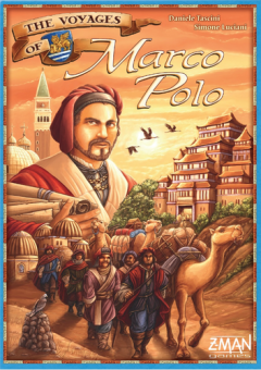 Copertina del gioco da tavolo Sulle Tracce di Marco Polo