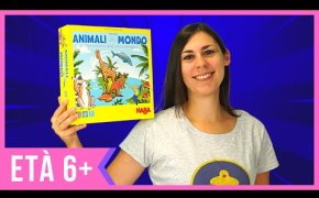 ANIMALI DEL MONDO - Gioco da Tavolo per Bambini 6+ anni