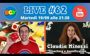 Live BGF 62 sulla didattica ludica con Claudia Minozzi