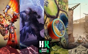 HypeKnights: Cloudspire, Super Fantasy Brawl, Mythic Battles: Ragnarök e Mosaic: A Story of Civilization