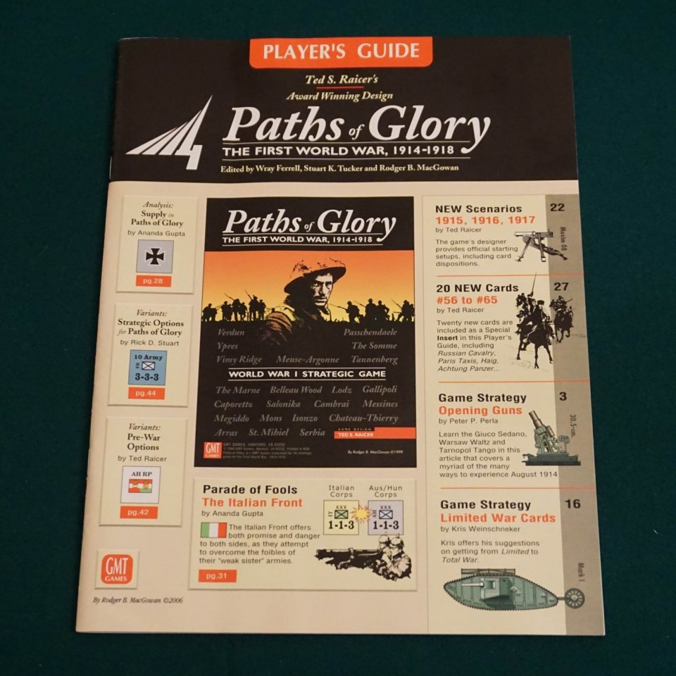 Paths of Glory Player's Guide