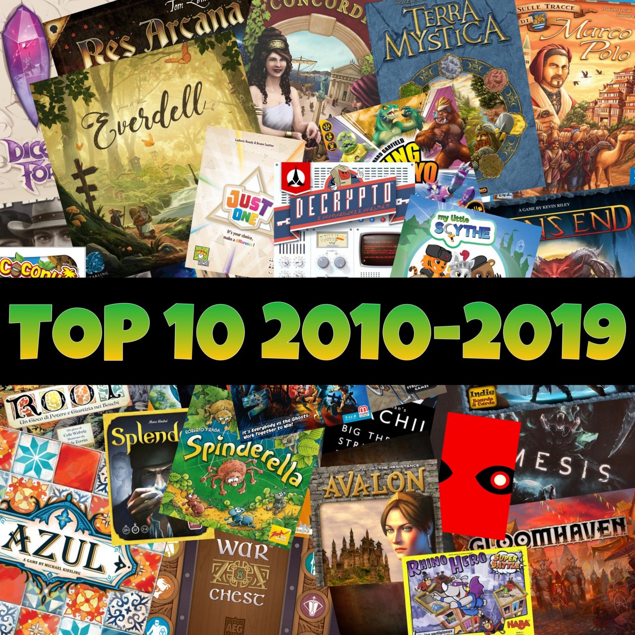 Top-10: i migliori giochi da tavolo - decade 2010-2019 | La Tana dei Goblin
