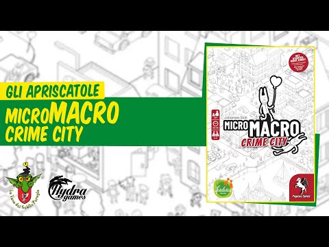 MICROMACRO CRIME CITY gioco investigativo 16 CASI DA RISOLVERE ms